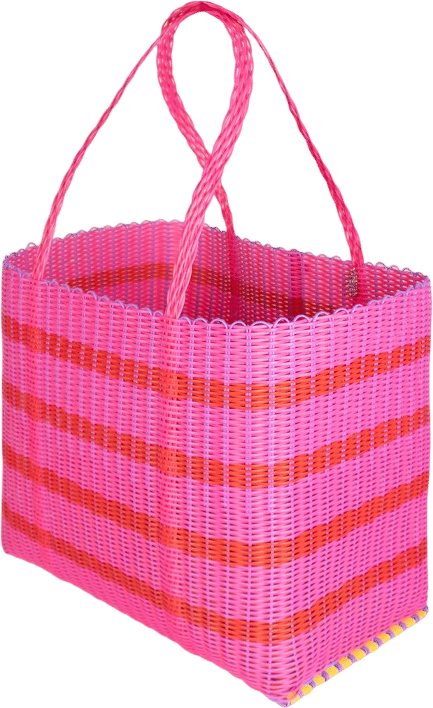 Rayas Collective Extra Large Flor de Jamaica Basket