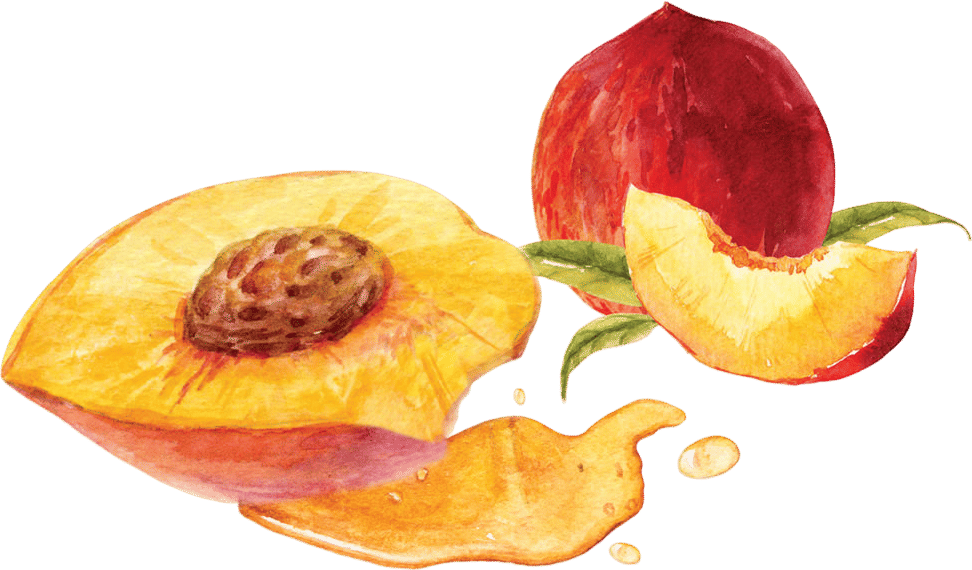 eating a summer peach while standing over the sink