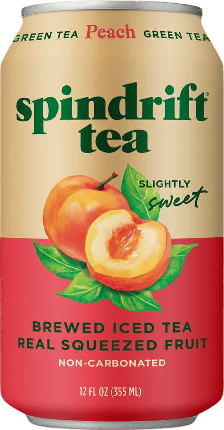 peach spindrift iced tea