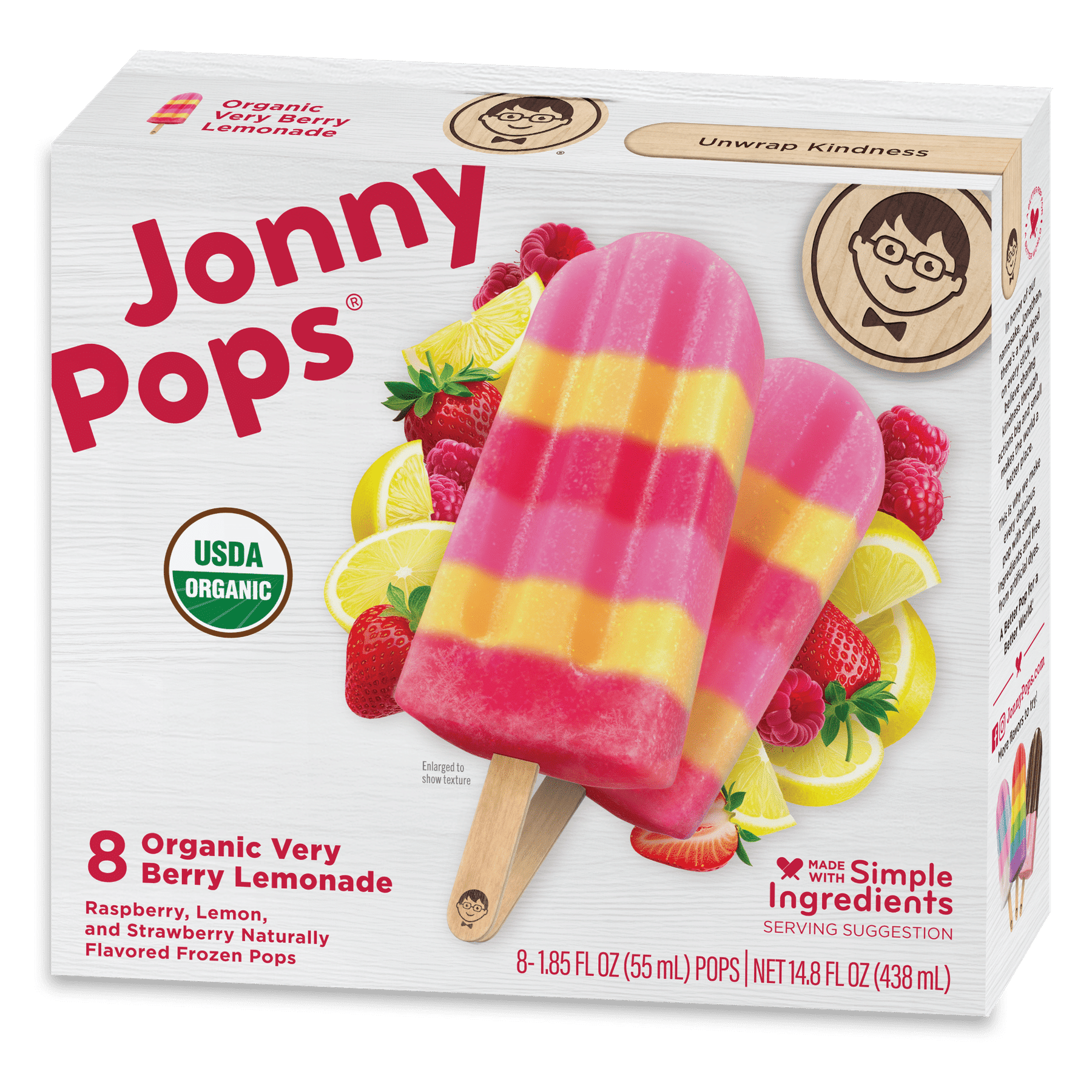 Organic Very Berry Lemonade Pops