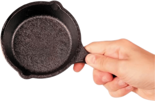 Lodge 3.5” seasoned cast iron skillet