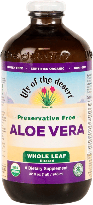 Preservative Free Whole Leaf Aloe Vera Juice