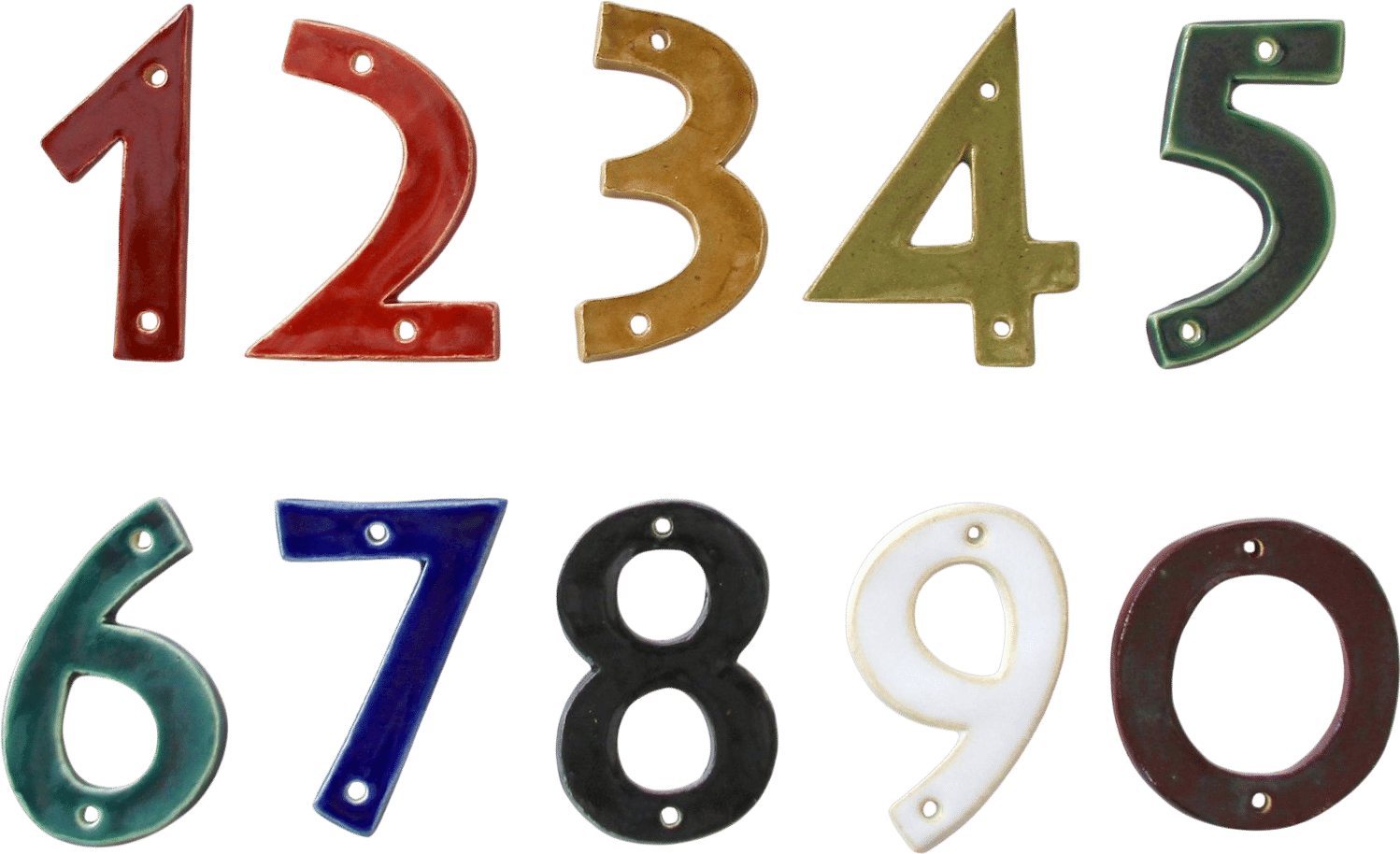 Ceramic House Numbers
