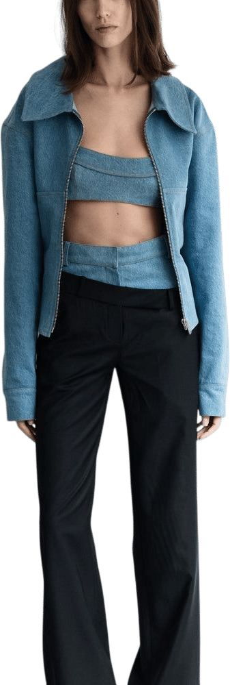 DOUBLE-WAISTED PANTS