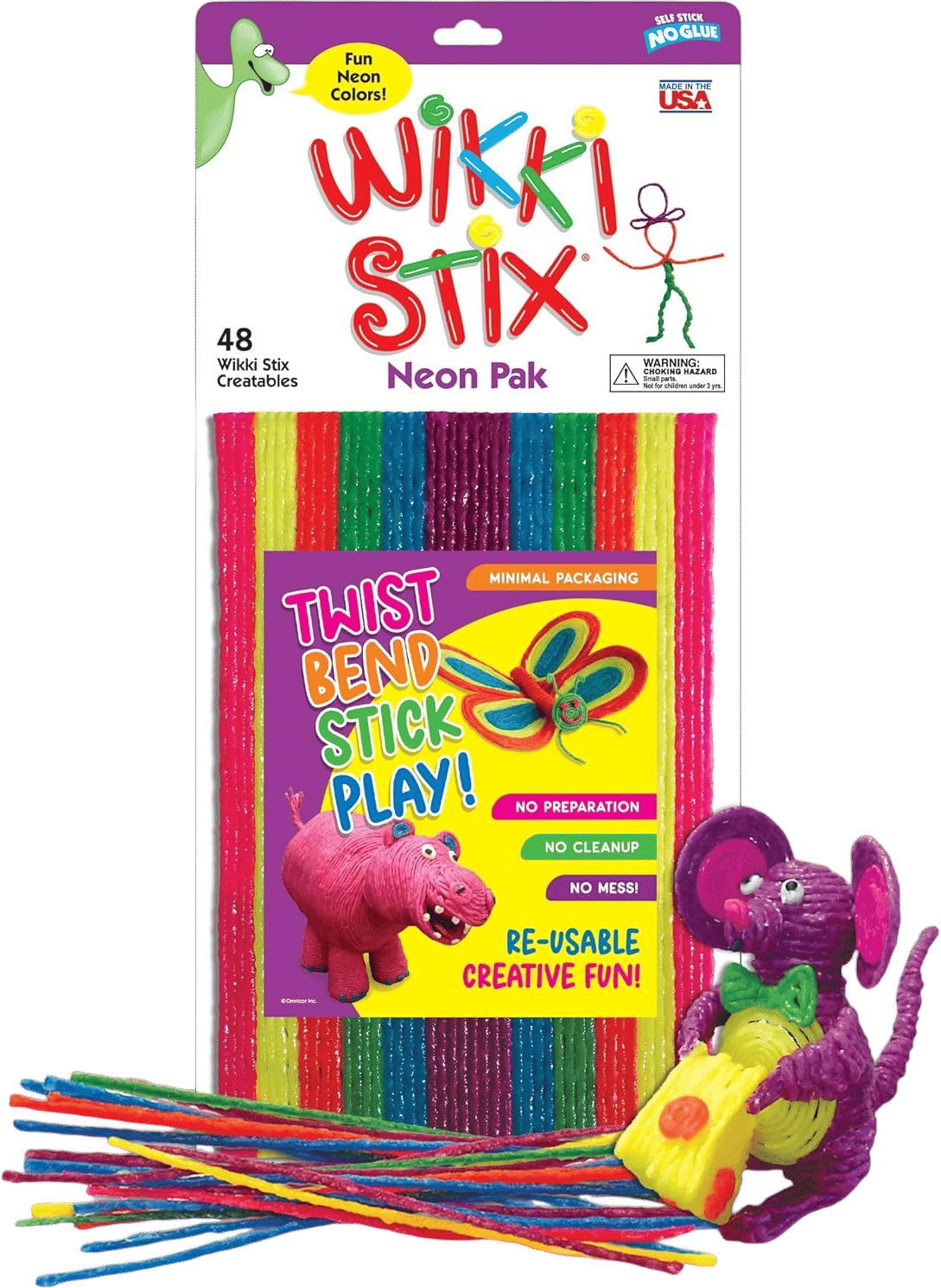 Wikki Stix Neon Pak of 48