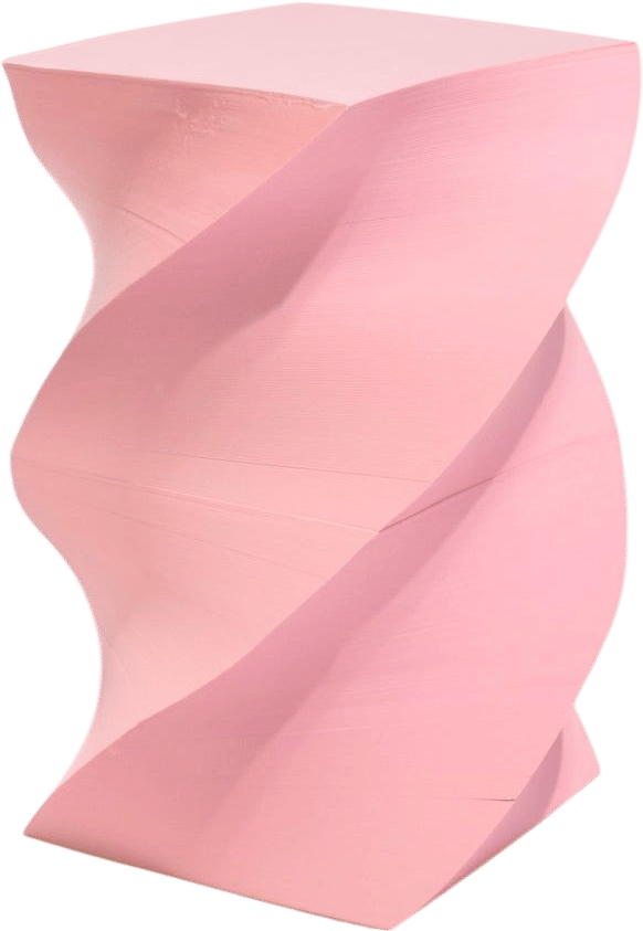 Perla Pink Spiral Pad Tall
