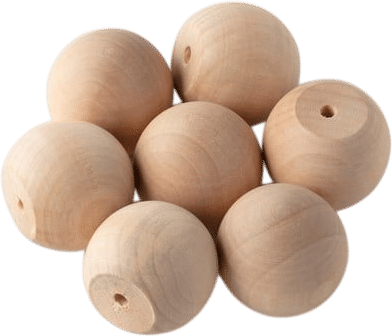 Wooden Doll Heads