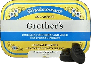 GRETHER'S Sugarfree Blackcurrant Pastilles