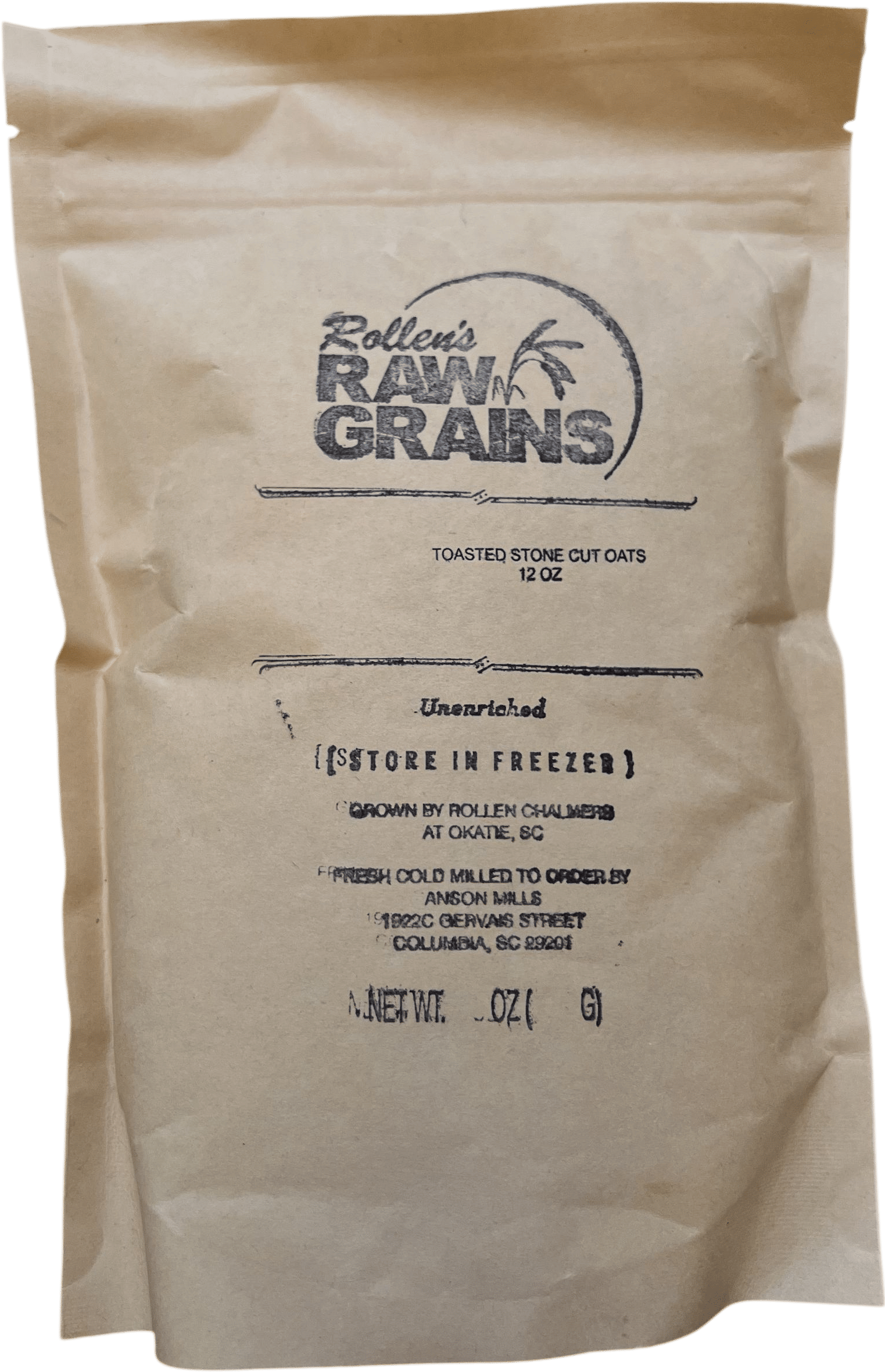Rollen's RAW Grains Stone Cut Oats