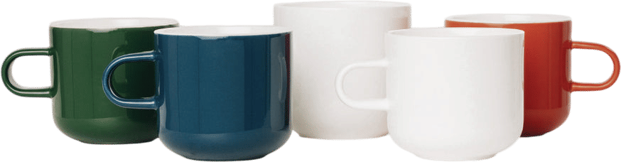 Acme porcelain cups