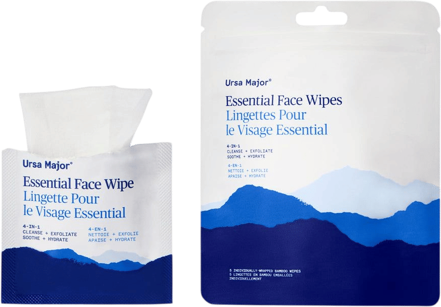 Ursa Major Skincare Essential Face Wipes (5-Count)