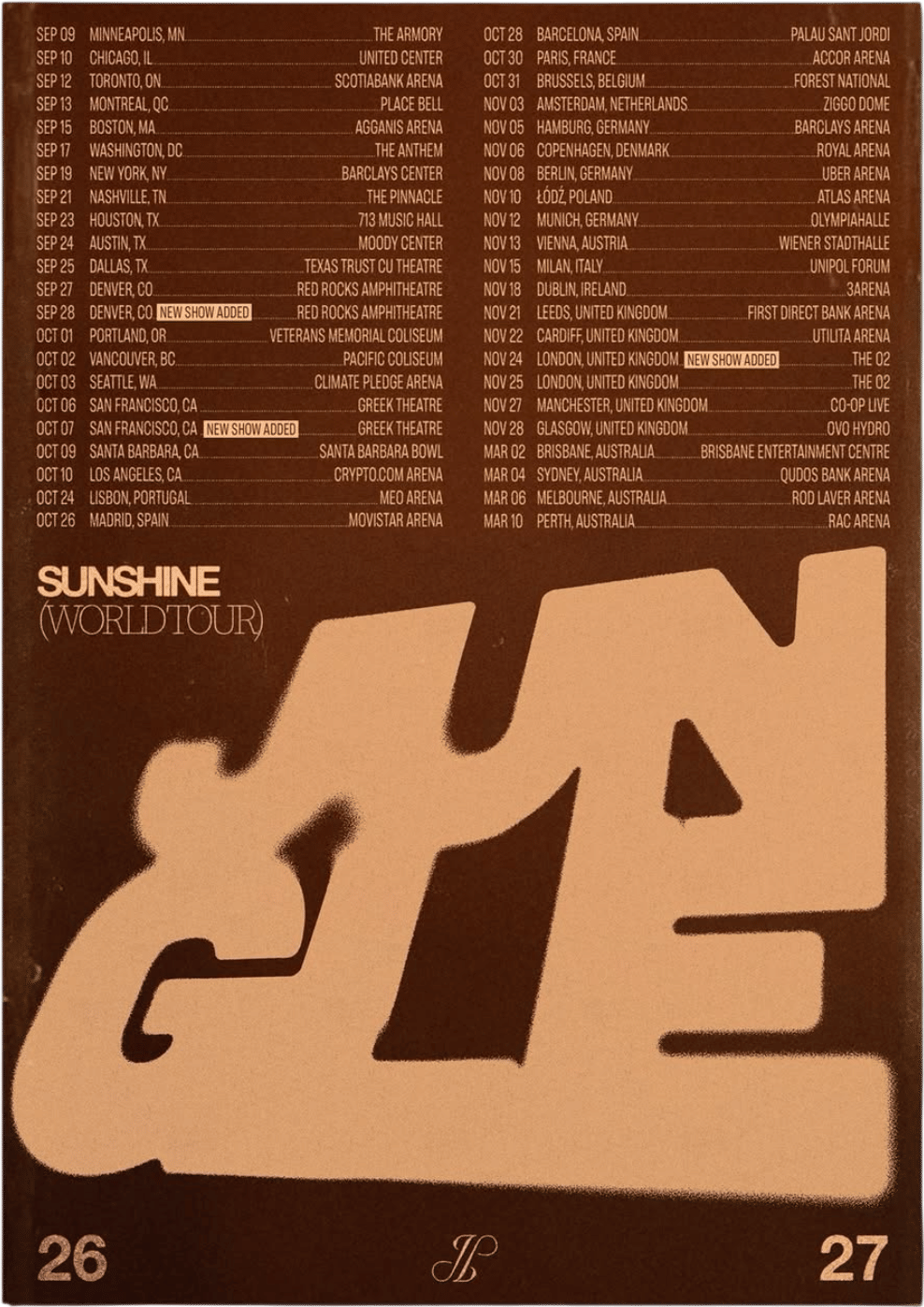 Jungle World Tour '26/27