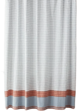 Gingham Plaid Shower Curtain