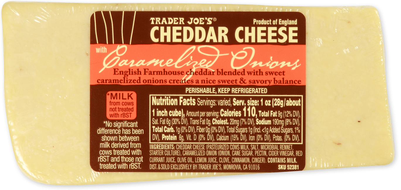 Trader Joe’s Carmelized Onion Cheddar