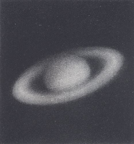 Vija Celmins UNTITLED (SATURN) Mezzotint