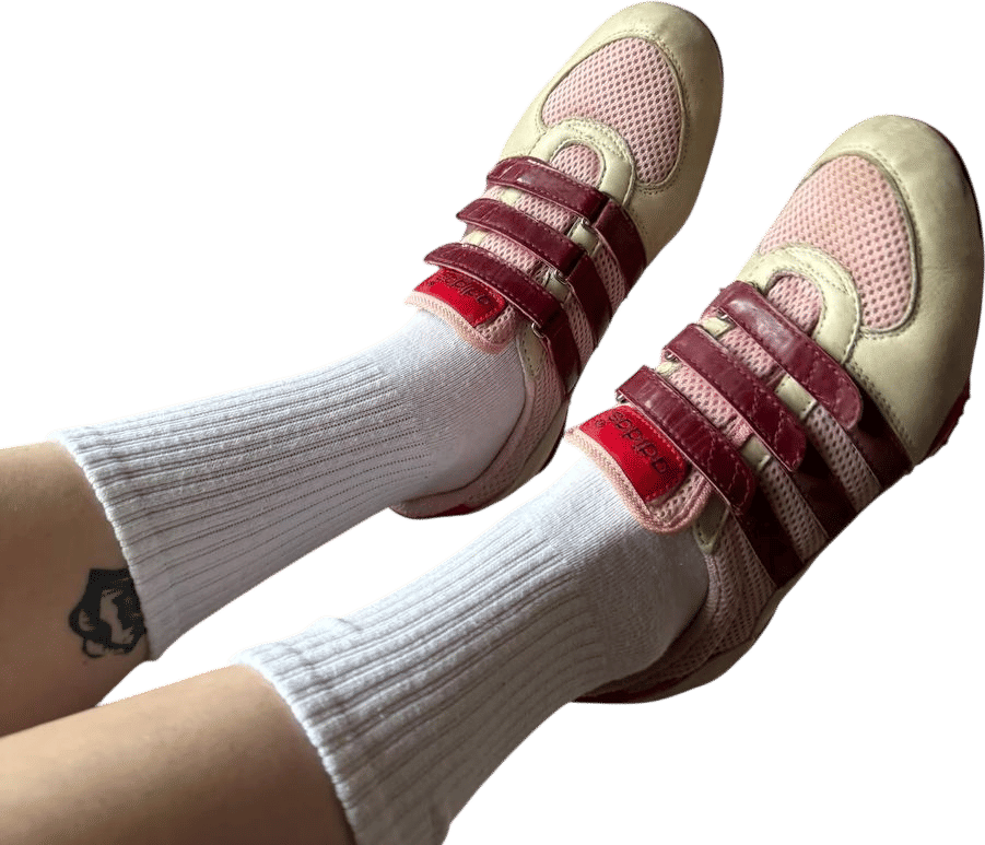 Adidas 2000s Pink Burgundy Velcro Sneakers, Women’s Size 4 UK / 37 EU, Y2K Three Stripes Mesh Trainers - Etsy