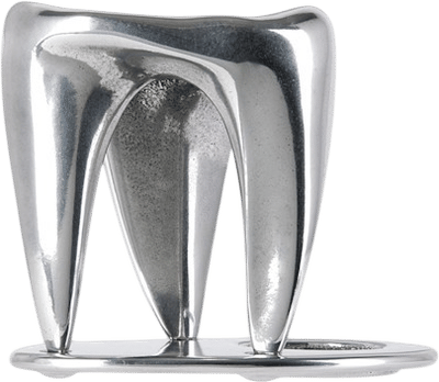 Silver Hand-Cast Oil Burner