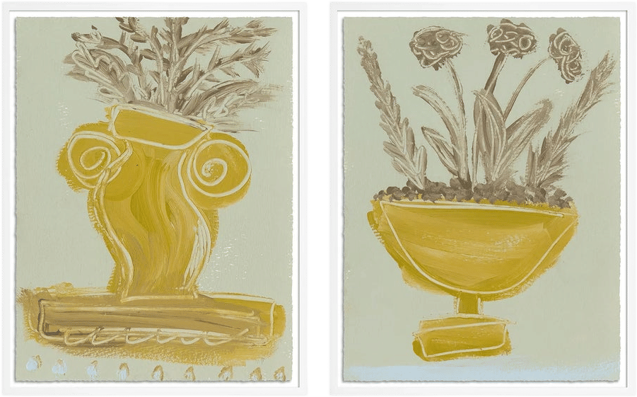 Laie Vase Study Diptych (Haley Mathewes)