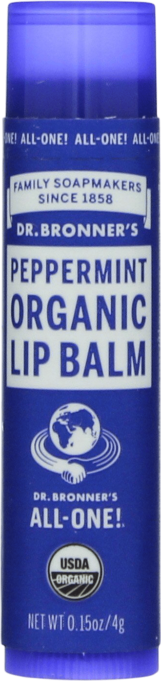 dr bronners peppermint chapstick