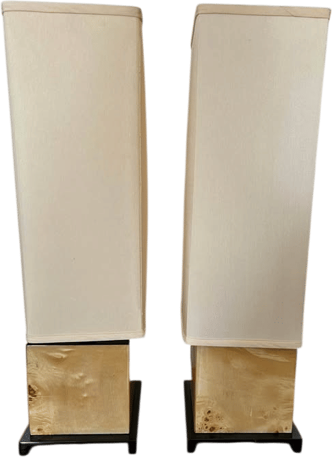 Luxury Burl Wood Table Lamps