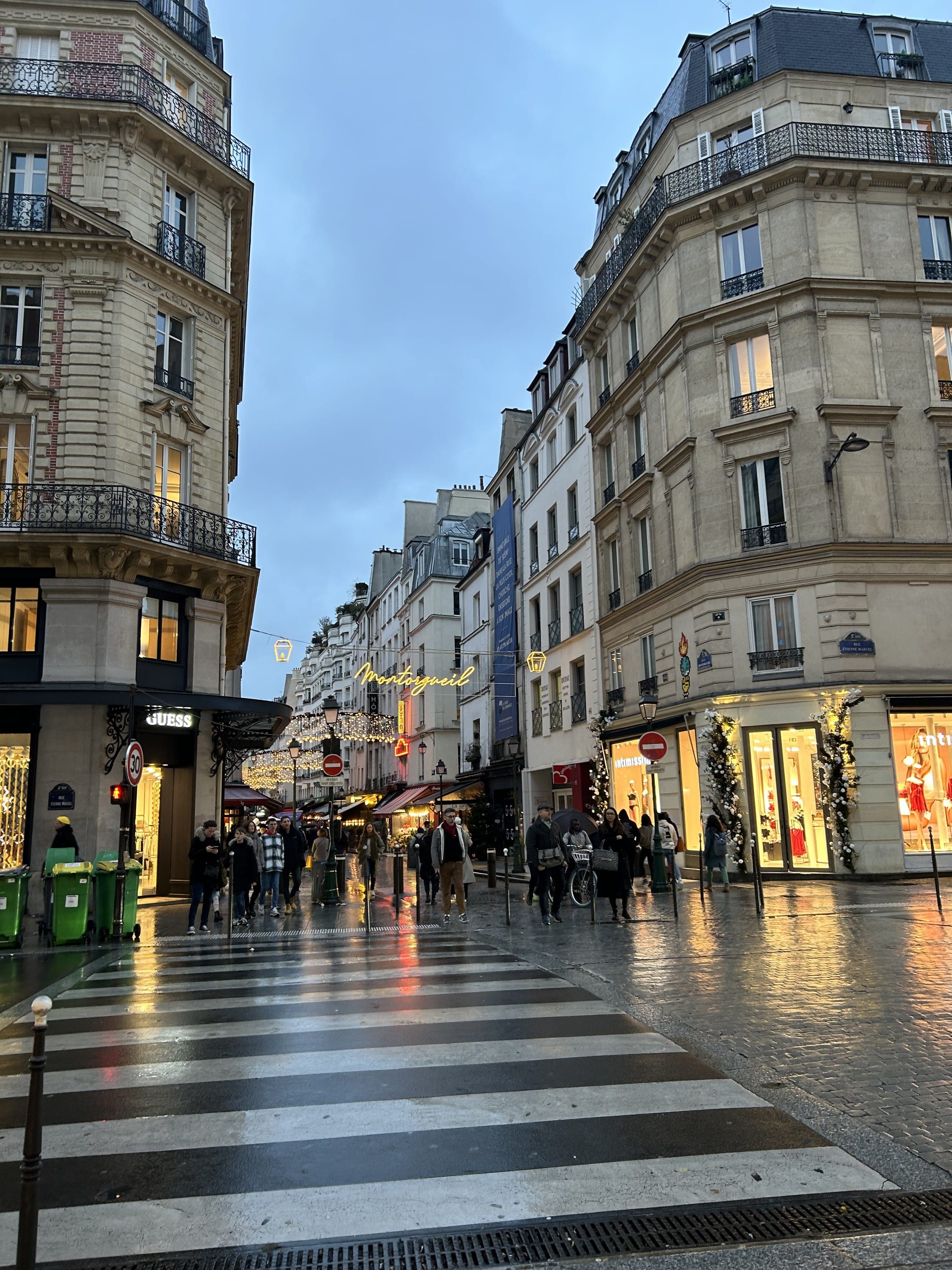 Stroll along Rue Montorgueil
