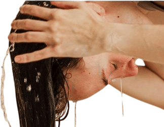 wash your scalp upside down