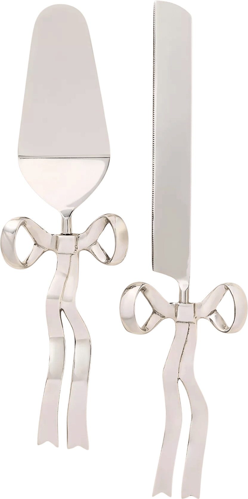 Benedita Stainless Steel Bow Cake Serve Set