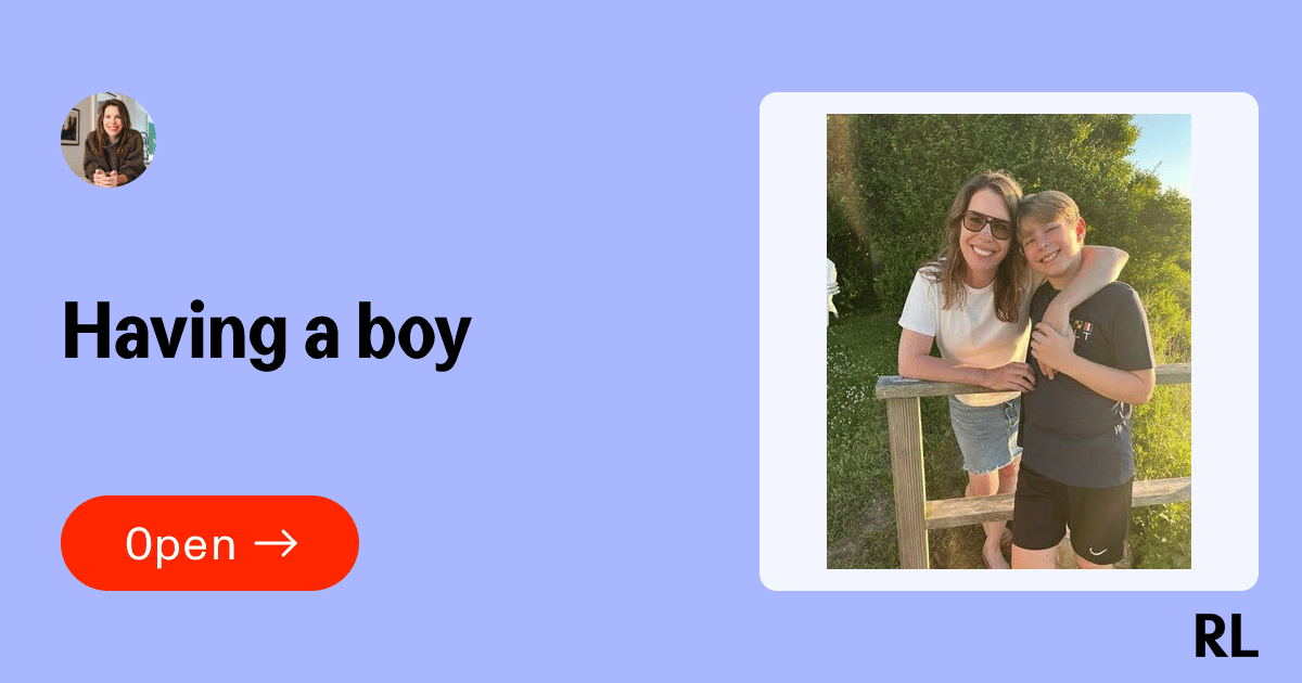 Having a Boy