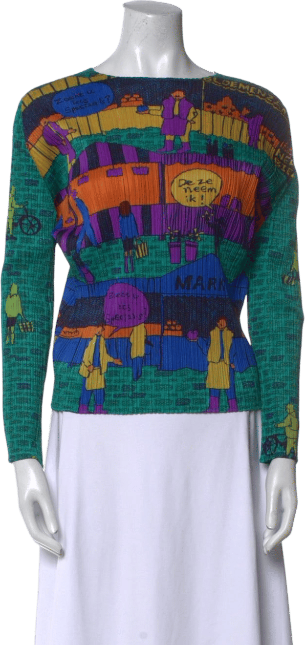 Pleats Please Issey Miyake Top