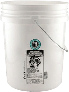 5-Gallon White Bucket