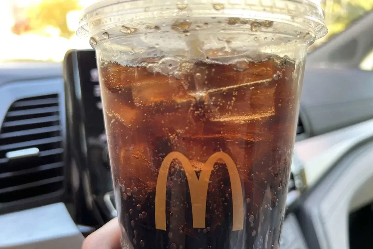 A Diet Coke from a McDonald’s Drive-thru