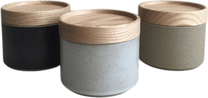 Hasami Salt Dish — Good Gray