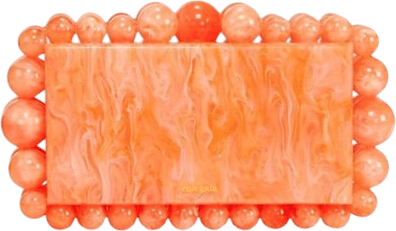 Cult Gaia orange clutch