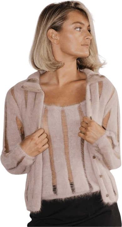 Yves Saint Laurent x Tom Ford Rare Set TOP + CARDIGAN Sz M