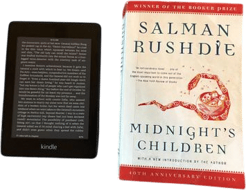Physical / digital book reading combo