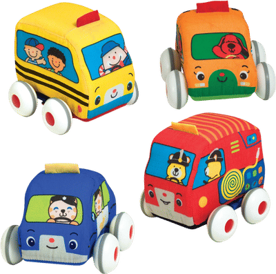K's Kids Pull-Back Vehicles Toy Set