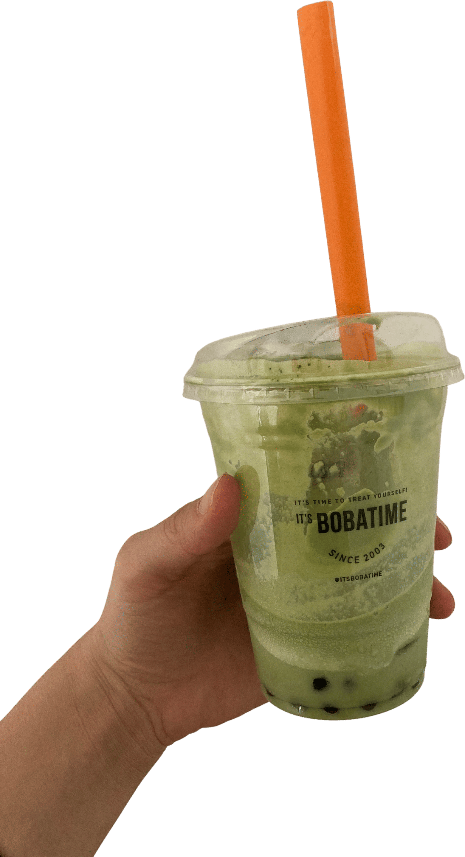 Double Matcha from Boba Time