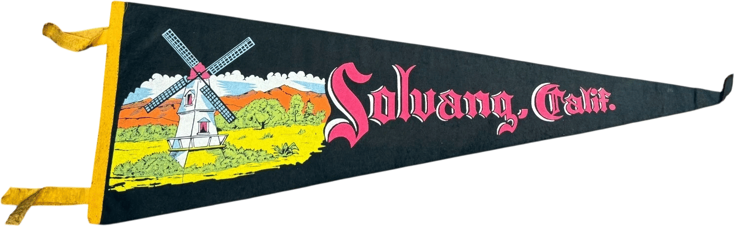 Vintage Solvang Pennant 