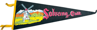 Vintage Solvang Pennant