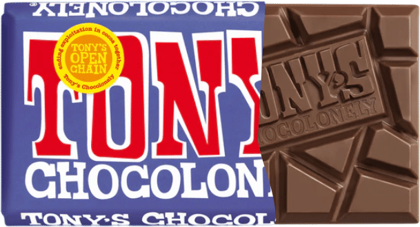 Tony pretzel chocolate bar