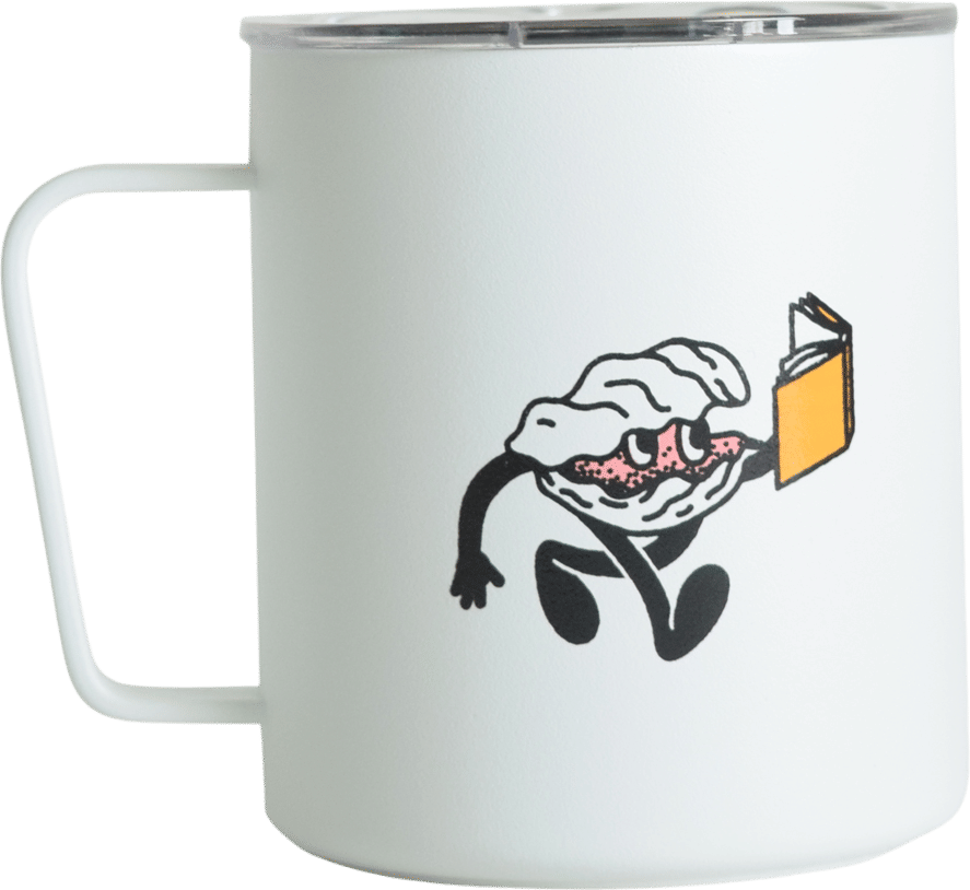 book shucker insulated mug