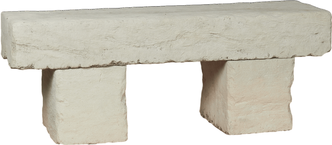 Olive Ateliers Limestone Bench