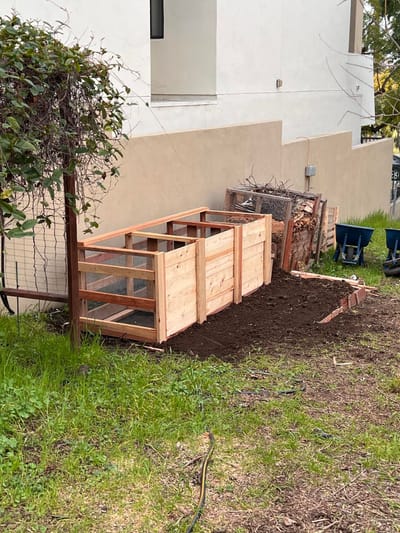 3-Bin Compost System Blueprints