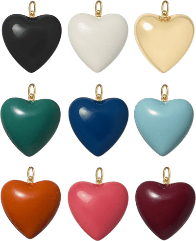 The Big Puffy Heart Charms
