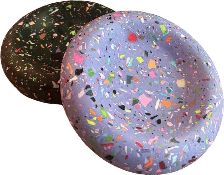 Custom Made to Order Terrazzo Catch All Trinket Dish