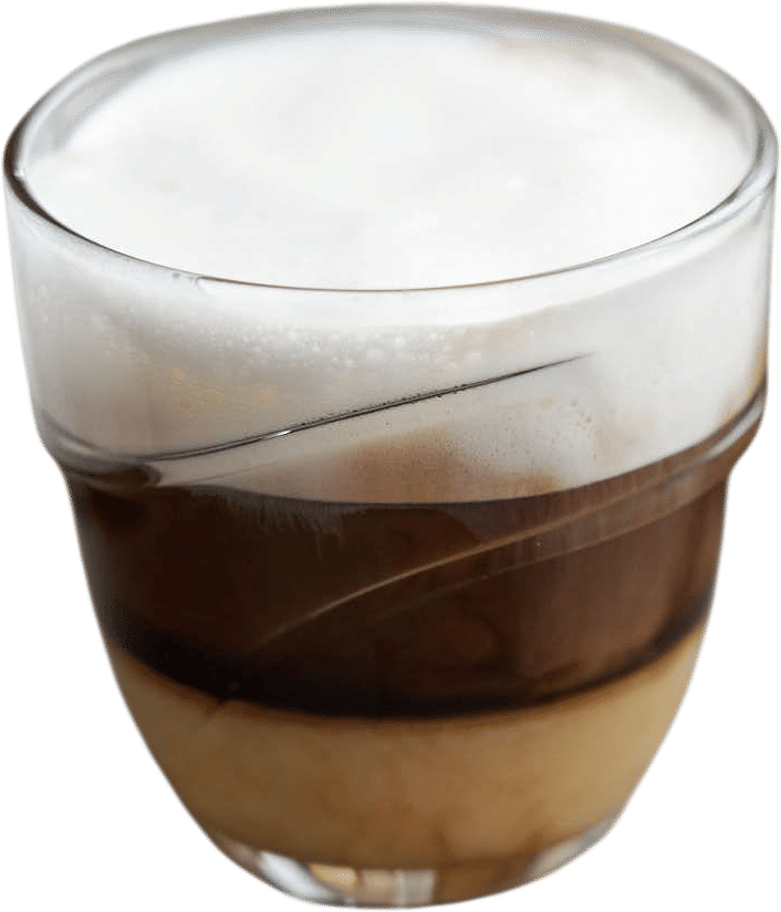 Cortado and Cafe Bombon