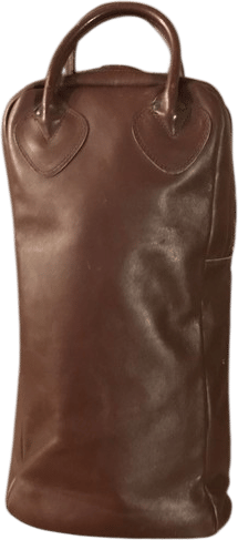 Vintage Leather Double Handle Bag