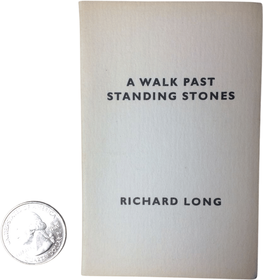 Richard Long. A walk past standing stones of Penwith Peninsula - J.N. Herlin, Inc.