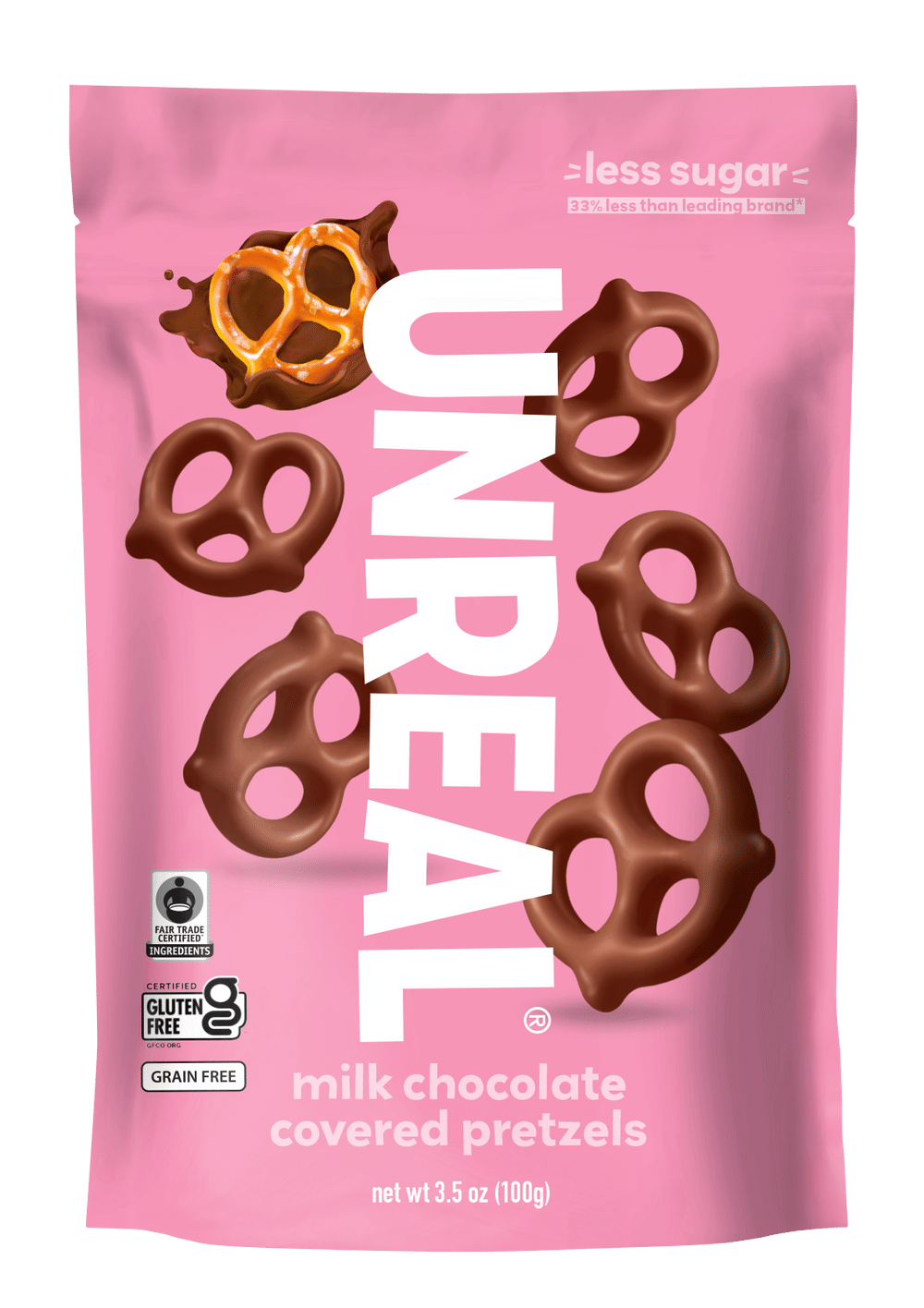 Unreal Milk Chocolate Covered Pretzels