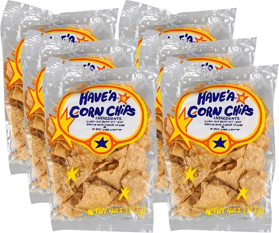 Have'a Corn Chips, Regular Flavor, 4-Ounce Bag (Pack of 6)